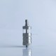 Rekavape Flash e-Vapor V4.5S+ Style Top Fill RTA Rebuildable Tank Atomizer - Silver, 316 Stainless Steel + PCTG, 3.5ml, 22mm