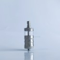 Rekavape Flash e-Vapor V4.5S+ Style Top Fill RTA Rebuildable Tank Atomizer - Silver, 316 Stainless Steel + PCTG, 3.5ml, 22mm