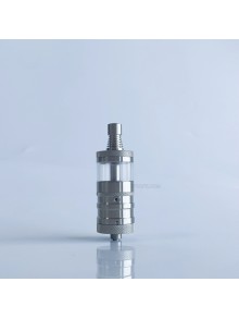Rekavape Flash e-Vapor V4.5S+ Style Top Fill RTA Rebuildable Tank Atomizer - Silver, 316 Stainless Steel + PCTG, 3.5ml, 22mm