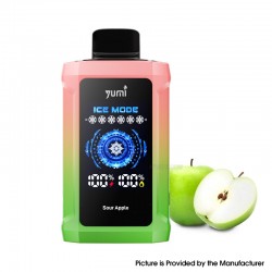 [Ships from Bonded Warehouse] Authentic YUMI P20000 Adjustable ICE Level Disposable Vape Kit 650mAh 18ml Sour Apple - 50mg