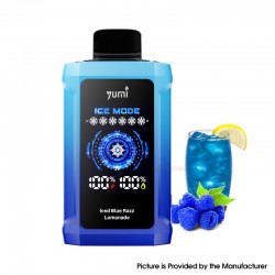 [Ships from Bonded Warehouse] Authentic YUMI P20000 Adjustable ICE Level Disposable Vape Kit 18ml Iced Blue Razz Lemonade - 50mg