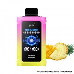 [Ships from Bonded Warehouse] Authentic YUMI P20000 Adjustable ICE Level Disposable Vape Kit 18ml Iced Mango Pineapple - 50mg