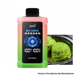 [Ships from Bonded Warehouse] Authentic YUMI P20000 Adjustable ICE Level Disposable Vape Kit 650mAh 18ml Iced Matcha - 50mg
