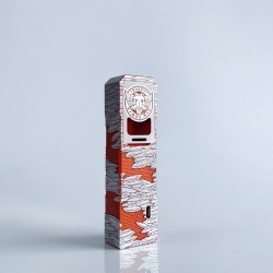 Rekavape Harpy Coffin Style DNA60C 60W Boro Mod - Silver Orange, 1~60W, 1 x 18650, Compatible with Boro Tank, Evolv DNA60C Chip