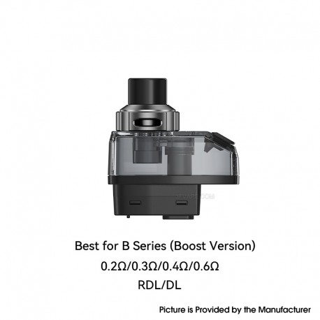[Ships from Bonded Warehouse] Authentic GeekVape Aegis Hero 5 Replacement Empty Pod Cartridge - Iron Black, 6.5ml (1 PC)