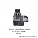 [Ships from Bonded Warehouse] Authentic GeekVape Aegis Hero 5 Replacement Empty Pod Cartridge - Iron Black, 6.5ml (1 PC)