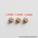 YFTK Monarchy J3S Style RTA Replacement MTL Air Insert - PEEK, 1.0mm + 1.2mm + 1.5mm (3 PCS)