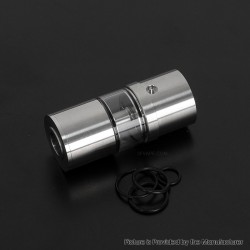 YFTK All in One Tank Cap 7ml for Flash e-Vapor V4.5S+ / V4.5 Style RTA - Silver