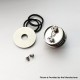 YFTK Thin Base Deck V3 for Flash e-Vapor V4.5S+ / V4.5 Style 23mm RTA - Silver