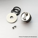 YFTK Thin Base Deck V3 for Flash e-Vapor V4.5S+ / V4.5 Style 23mm RTA - Silver