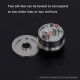 YFTK Thin Base Deck V3 for Flash e-Vapor V4.5S+ / V4.5 Style 23mm RTA - Silver
