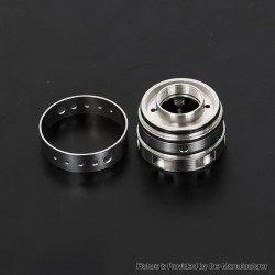 YFTK Replacement AFC Cap for Ambition Mods Bishop MTL RTA 2.0ml / 4.0ml - Silver