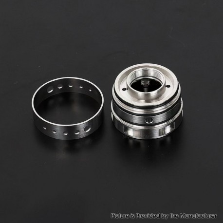 YFTK Replacement AFC Cap for Ambition Mods Bishop MTL RTA 2.0ml / 4.0ml - Silver