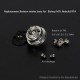 YFTK Bottom Intake Base with 5 Air Pins for Ambition Mods Bishop MTL RTA 2.0ml / 4.0ml - Silver, 0.8, 1.0, 1.2, 1.5, 1.7mm