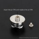 YFTK Bottom Intake Base with 5 Air Pins for Ambition Mods Bishop MTL RTA 2.0ml / 4.0ml - Silver, 0.8, 1.0, 1.2, 1.5, 1.7mm