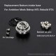 YFTK Bottom Intake Base with 5 Air Pins for Ambition Mods Bishop MTL RTA 2.0ml / 4.0ml - Silver, 0.8, 1.0, 1.2, 1.5, 1.7mm