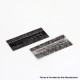 YFTK 18650 Universal Battery Wrapper Skin Sticker - Black Texture (1 PC)