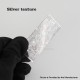 YFTK 18650 Universal Battery Wrapper Skin Sticker - Silver Texture (1 PC)