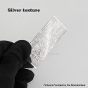YFTK 18650 Universal Battery Wrapper Skin Sticker - Silver Texture (1 PC)