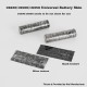 YFTK 18650 Universal Battery Wrapper Skin Sticker - Silver Texture (1 PC)