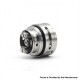 YFTK Ka V7 Style RTA Rebuildable Tank Atomizer w/ Nano Tank + Extension Kit - Silver, PC + 316 Stainless Steel, 3ml, 23mm Dia.