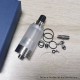 YFTK BY-kA KA V8+ Style MTL RTA Atomizer Standard Set - Silver, 5.1ml, 22mm Diameter