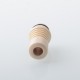 Authentic Rekavape Fev 22 510 Drip Tip for RDA / RTA / RDTA Tank Atomizer - Beige, PEEK