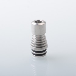 Authentic Rekavape Fev 22 510 Drip Tip for RDA / RTA / RDTA Tank Atomizer - Silver, Stainless Steel