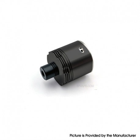 YFTK Four One Five 415 RDA Kaze Style RDL / MTL RDA Atomizer - Black, BF Pin, Air Pin 0.9mm x 2, 1.0mm x 2, 1.0mm, 1.4mm