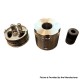 YFTK Four One Five 415 RDA Kaze Style RDL / MTL RDA Atomizer - Black, BF Pin, Air Pin 0.9mm x 2, 1.0mm x 2, 1.0mm, 1.4mm