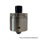 YFTK Four One Five 415 RDA Kaze Style RDL / MTL RDA Atomizer - Silver, BF Pin, Air Pin 0.9mm x 2, 1.0mm x 2, 1.0mm, 1.4mm