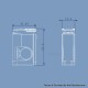 Authentic SENSIYU BingFeng 80W Box Mod - Translucent, PC, 1 x 18650