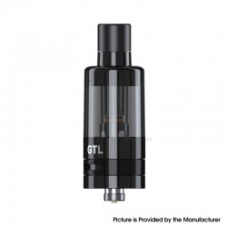 [Ships from Bonded Warehouse] Authentic Eleaf GTL D20 Tank Atomizer - Black, 3ml, 0.8ohm / 1.2ohm, 20mm