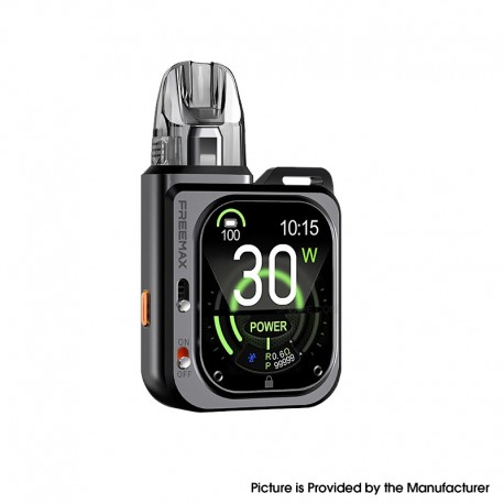 [Ships from Bonded Warehouse] Authentic FreeMax Rexa Smart Pod System - Gunmetal, 1600mAh, 3ml, 0.6ohm / 0.8ohm