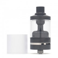 NarVa Style RTA Rebuildable Tank Atomizer - Black, 3.5ml, 22mm Diameter