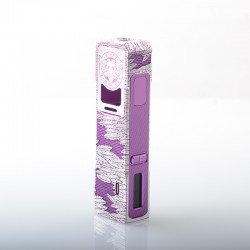 Rekavape Harpy Coffin Style DNA60C 60W Boro Mod - Silver Purple, 1~60W, 1 x 18650, Compatible with Boro Tank, Evolv DNA60C Chip