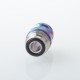 Rekavape Mission XV KB2 Style Integrated Drip Tip + Fire Button Set for dotMod dotAIO V2 Pod - Rainbow Splatter, Titanium + SS