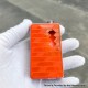 Authentic MK MODS V4 Replacement Front + Back Cover Panel Plate for dotMod dotAIO V2 Pod - Fluo Orange , Acrylic (2 PCS)