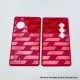 Authentic MK MODS V4 Replacement Front + Back Cover Panel Plate for dotMod dotAIO V2 Pod - Red, Acrylic (2 PCS)