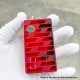 Authentic MK MODS V4 Replacement Front + Back Cover Panel Plate for dotMod dotAIO V2 Pod - Red, Acrylic (2 PCS)