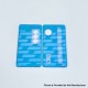Authentic MK MODS V4 Replacement Front + Back Cover Panel Plate for dotMod dotAIO V2 Pod - Blue, Acrylic (2 PCS)