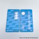 Authentic MK MODS V4 Replacement Front + Back Cover Panel Plate for dotMod dotAIO V2 Pod - Blue, Acrylic (2 PCS)