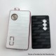 Authentic MK MODS V4 Replacement Front + Back Cover Panel Plate for dotMod dotAIO V2 Pod - White, Acrylic (2 PCS)