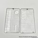 Authentic MK MODS V4 Replacement Front + Back Cover Panel Plate for dotMod dotAIO V2 Pod - Clear, Acrylic (2 PCS)