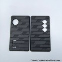 Authentic MK MODS V4 Replacement Front + Back Cover Panel Plate for dotMod dotAIO V2 Pod - Black, Acrylic (2 PCS)