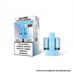 [Ships from Bonded Warehouse] SUONON & C.P Pro Switch 30K Pod Cartridge 22ml Dual Blueberry Raspberry & Blue Sour Respberry 20mg