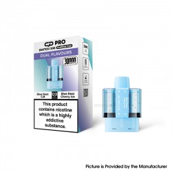 [Ships from Bonded Warehouse] SUONON & C.P Pro Switch 30K Pod Cartridge 22ml Dual Blue Razz G.B & Blue Razz Cherry Ice 20mg