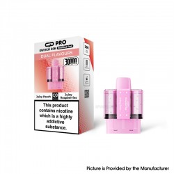 [Ships from Bonded Warehouse] SUONON & C.P Pro Switch 30K Pod Cartridge 22ml Dual Flavours Juicy Peach & Juicy Raspberries 20mg