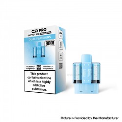 [Ships from Bonded Warehouse] SUONON & C.P Pro Switch 30K Pod Cartridge 22ml Dual Blueberry Raspberry & Blueberry Raspberry 20mg