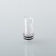 Authentic Rekavape Fev 22 510 Drip Tip for RDA / RTA / RDTA Tank Atomizer - Translucent, PCTG